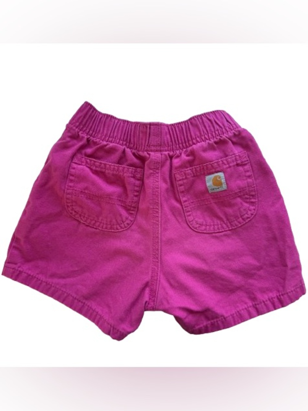 Carhartt Pink Shorts Stretchy Waist 100% Cotton 4T